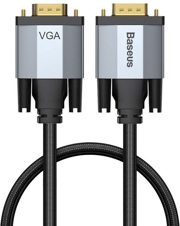 Kabllo BASEUS Enjoyment Series, VGA - VGA, 2m, e hirtë