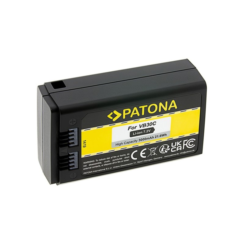 PATONA Battery VB30 F. Godox V1 Pro