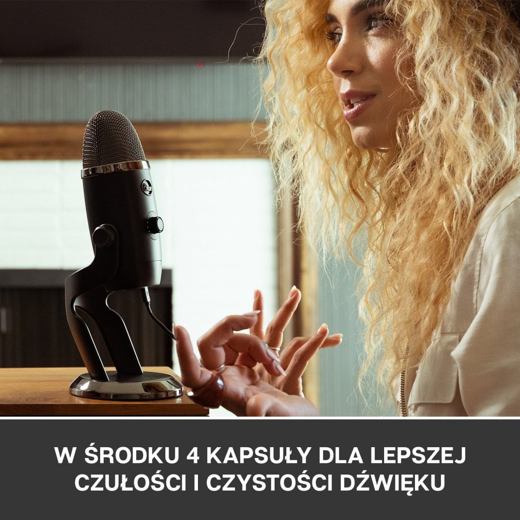 Mikrofon Blue Yeti X Pro, i zi