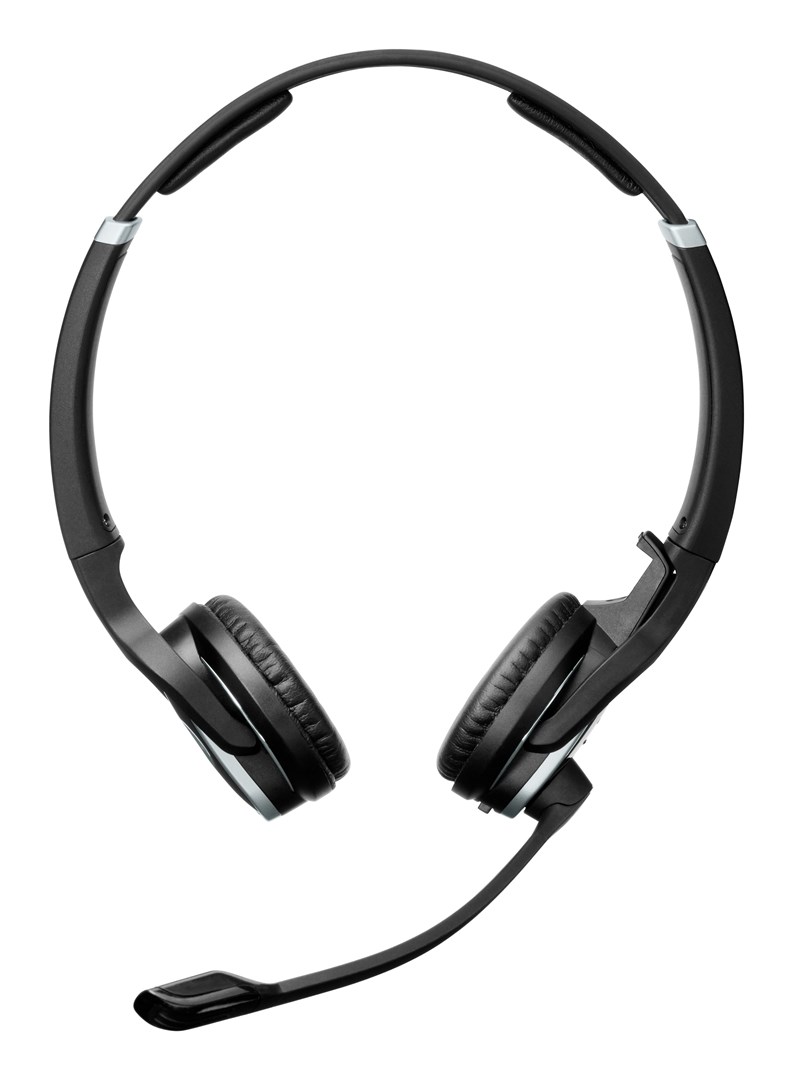 Kufje wireless EPOS | SENNHEISER IMPACT DW Pro 2 PHONE, 12 orë, të zeza/argjendtë