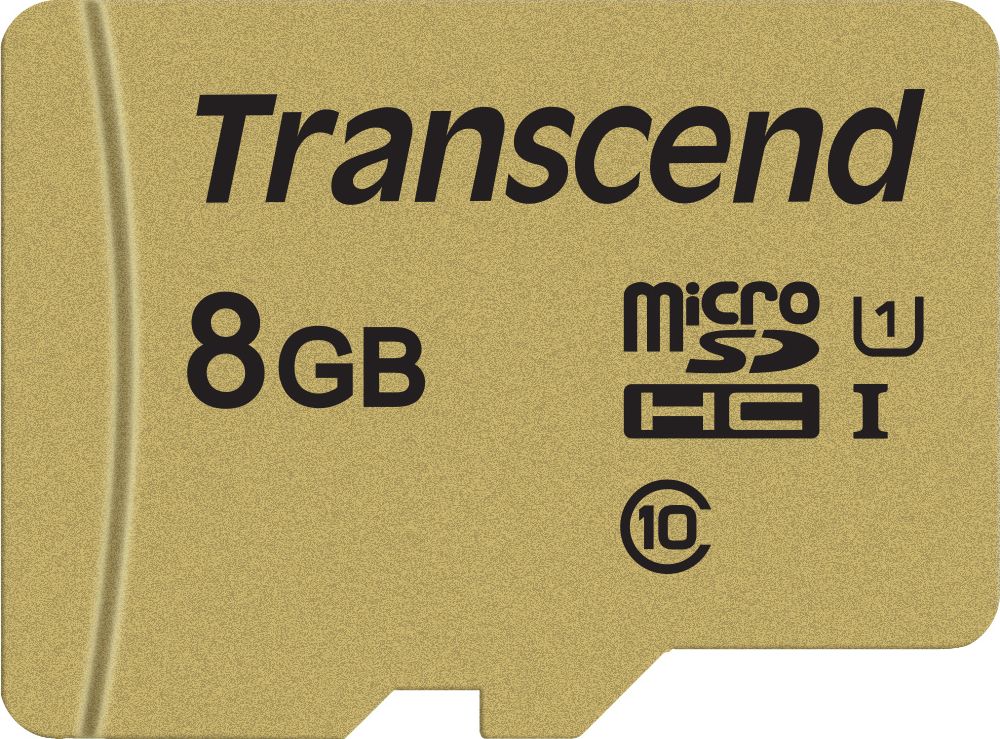 Kartë MicroSDHC Transcend 500S, 8GB