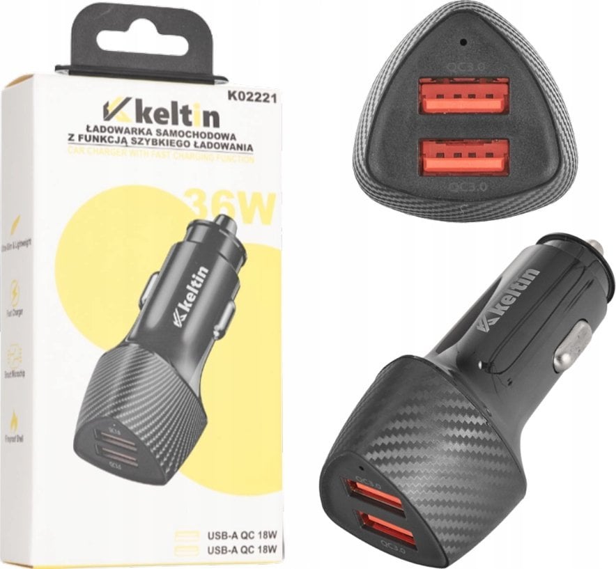 Karikues makine Keltin CC50-2A, 36W, QC3.0, i zi