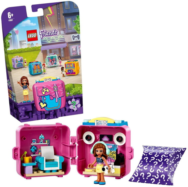 Set LEGO Friends 41667 Olivia's game box