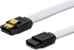 Kabllo Savio SATA - SATA, 0.5m, e bardhë