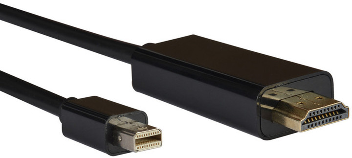 Kabllo reduktuese AQ KVI020 për HDMI A, e zezë, 2m