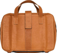 Çantë laptopi R-Go Tools R-Go Viva, ergonomike, lëkurë, kafe