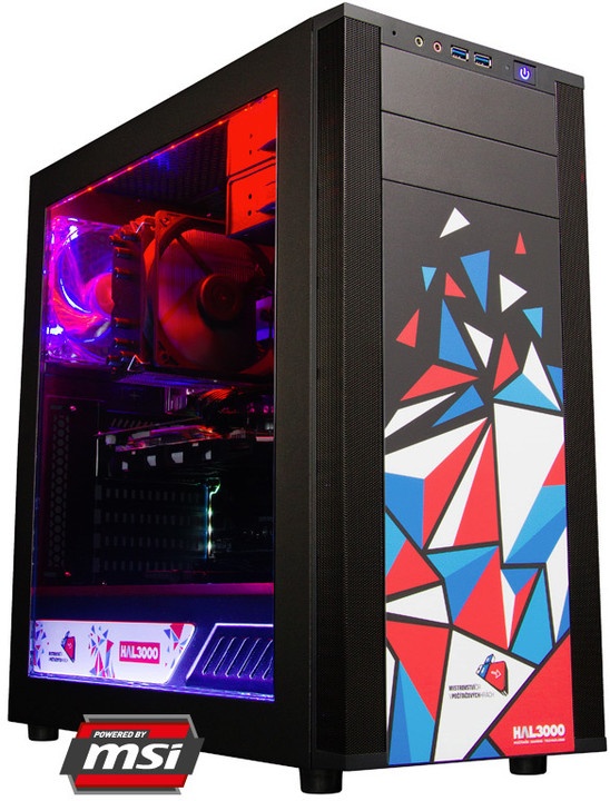 Kompjuter HAL3000 MČR 2018 Pro 16G, Intel Core i5-8400, 16GB RAM, NVIDIA GeForce GTX 1060, i zi