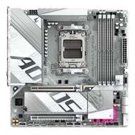 Pllakë amë Gigabyte B850M AORUS ELITE Wi-Fi 6E ICE, Micro-ATX, AM5, DDR5 8200 MT/s, e bardhë