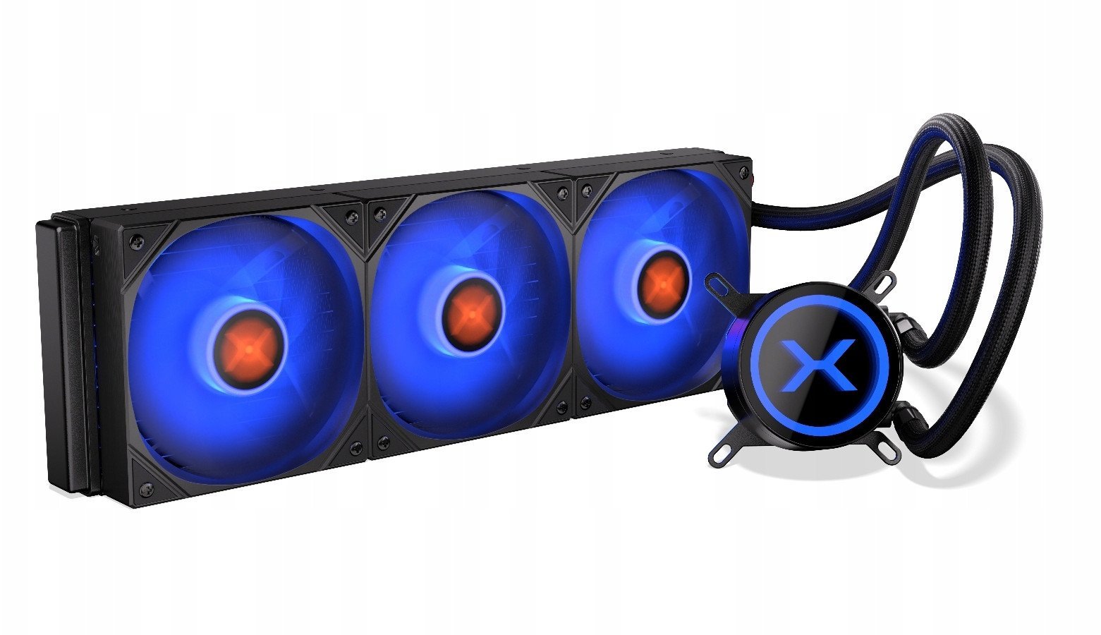 Sistem ftohës uji Krux HydroX 360 ARGB, radiator 360 mm, 3x 120mm PWM, i zi