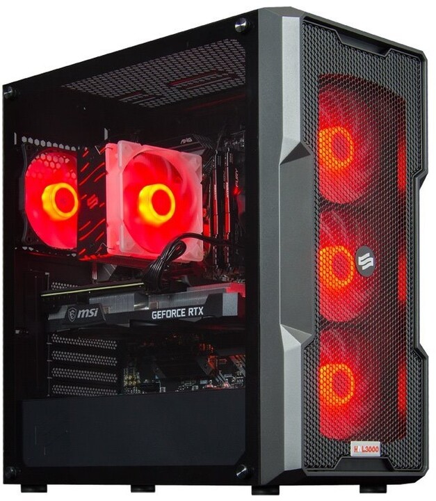 Kompjuter HAL3000 Alfa Gamer Elite 3060 Ti, AMD Ryzen 5, 16 GB RAM, 1 TB SSD, NVIDIA GeForce RTX 3060Ti, i zi