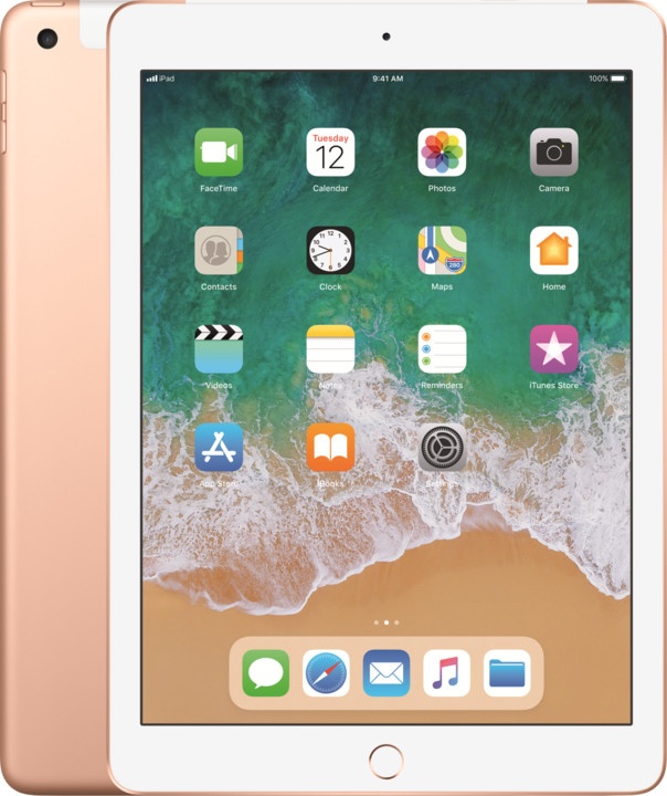 Tablet Apple iPad Wi-Fi + Celular 128GB, 2018, i artë