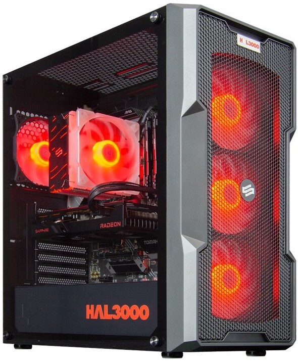 HAL3000 Alfa Gamer Pro 6600 XT, црна