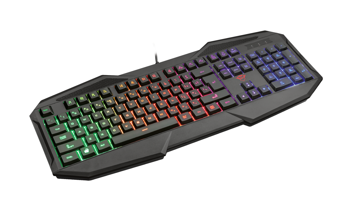 Tastierë gaming Trust Avonn GXT 830-RW, RGB, e zezë