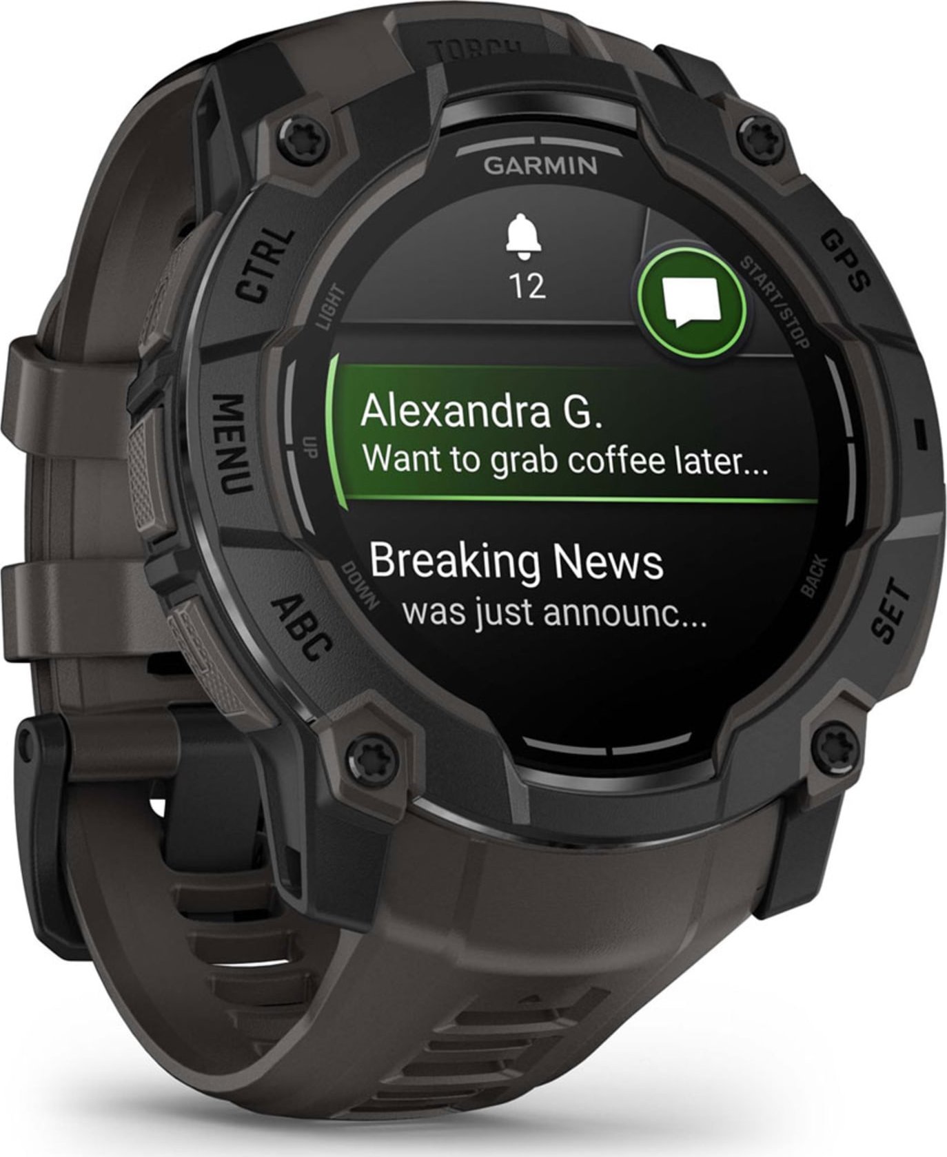Паметен часовник Garmin Instinct 3 AMOLED, GPS, 10 ATM, црн