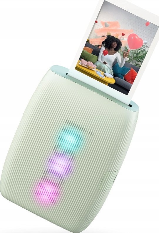Printer fotografish Fujifilm Instax Mini Link 3, portativ, Bluetooth, jeshile Sage
