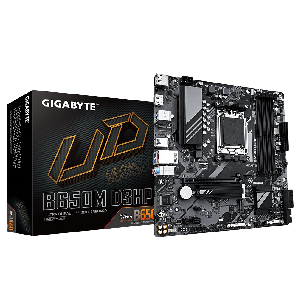Pllakë amë Gigabyte B650M D3HP (rev. 1.0), Micro-ATX, DDR5, AMD AM5