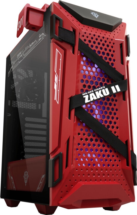 Kompjuter CZC.Gaming Knight GC233, AMD Ryzen 5, 16GB RAM, 2 TB SSD+ SSD, AMD Radeon RX 6700 XT, i kuq