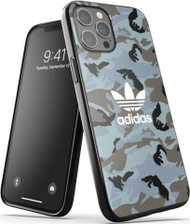 Mbrojtëse e pasme Adidas OR SnapCase Camo për iPhone 12 Pro Max, e zezë/ e kaltër
