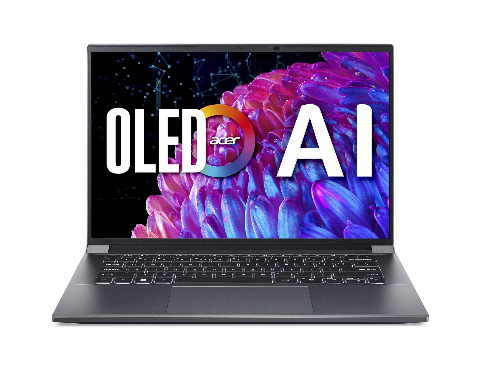 Laptop ACER Swift X 14 SFX14-72G, Ultra 7-155H, 14.5" WQXGA+, RTX 4060, 32GB, 1TB SSD, сив