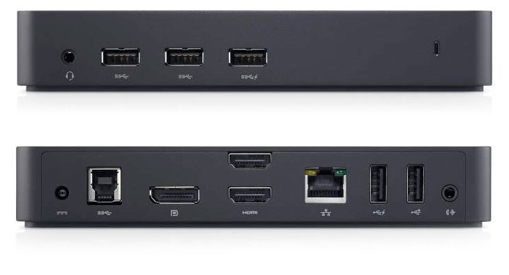Докинг станица Dell USB 3.0 Ultra HD/4K D3100, црна