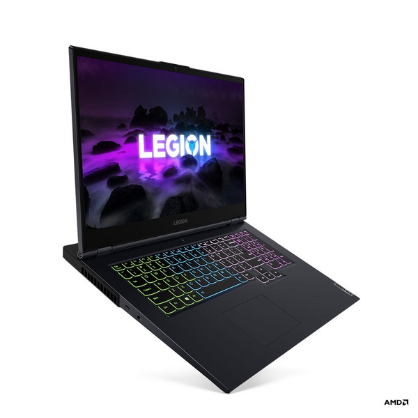 Laptop Lenovo Legion 5, 17.3", AMD Ryzen 5, 16GB RAM, 512GB SSD, AMD Radeon Graphics, i kaltër/i zi