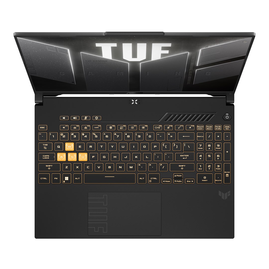 Laptop ASUS TUF Gaming F16 FX607VU-I5165, 16", Intel Core i5-210H, 16GB DDR5, 512GB SSD, NVIDIA GeForce RTX 4050 6GB, i hirtë e errët