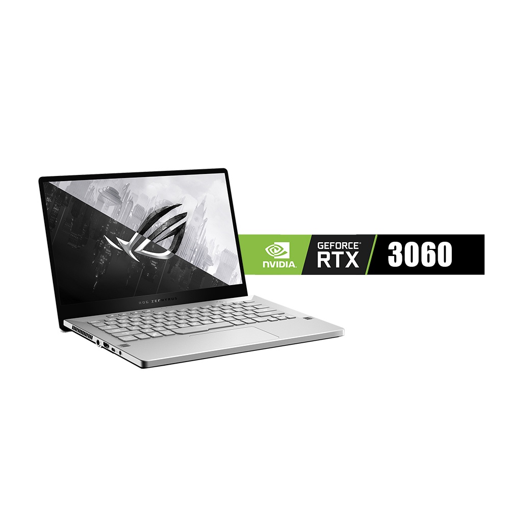 Laptop ASUS ROG Zephyrus G14 GA401QM AniMe Matrix, 14", AMD Ryzen 7, 16GB RAM, 1TB SSD, GeForce RTX 3060, i bardhë