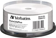 Диск Blu-ray Verbatim Optical Matrix BD-R DL, 50GB, 25x, пакување 25 парчиња