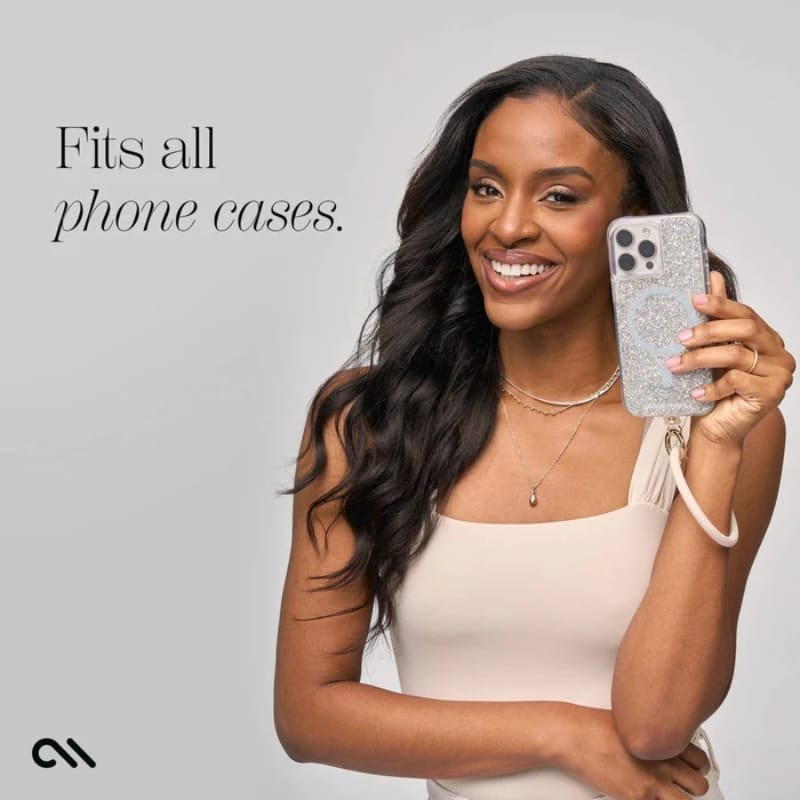 Byzylyk telefoni Phone Bangle, universal, material i qëndrueshëm, bezhë