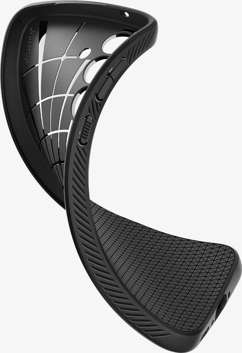 Mbulesë telefoni Spigen Liquid Air, për Samsung Galaxy A35, matte, e zezë