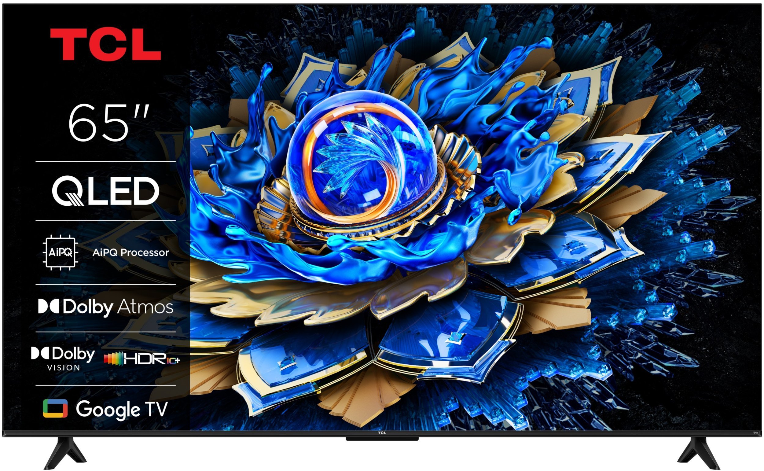 Телевизор QLED TCL 65T69C, 65\", 4K, црн