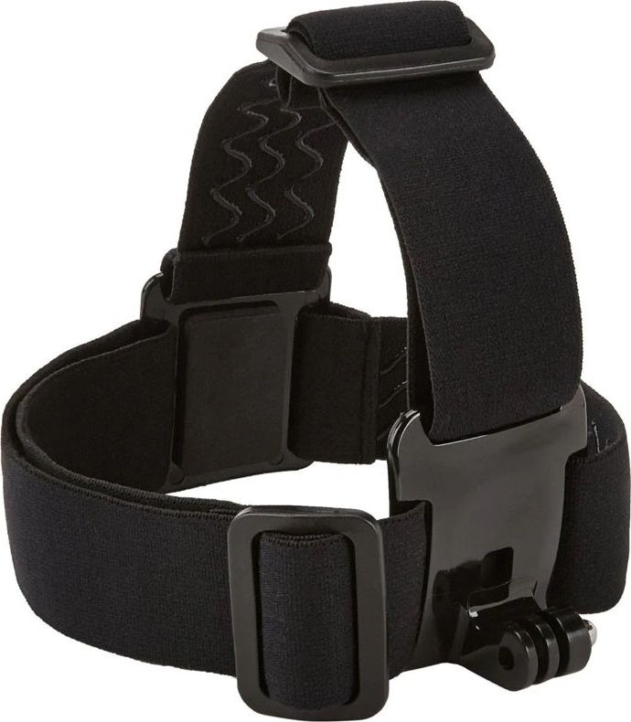 Rrip koke për kamera sportive Telesin GP-HMS-T04, i rregullueshëm, i përputhshëm me GoPro, i zi