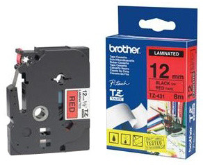 Shirit Brother TZE-431, kuq / zi, 12mm