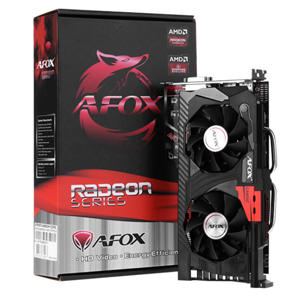 Kartelë grafike AFOX Radeon RX 570 8GB GDDR5 Dual Fan H5 AFRX570-8192D5H5