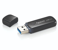 USB Apacer AH355, 64GB, 3.0, e zezë