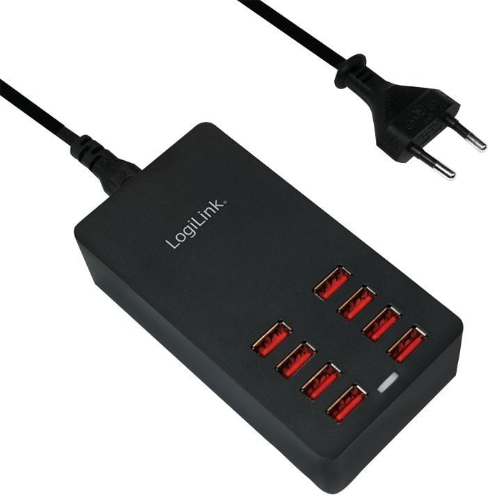 Karikues USB LogiLink PA0140, 8x USB A, 44W