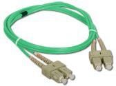 Kабел оптички Alantec FO Patch Cord, MM OM3 50/125, LC SC дуплекс, 3m, портокалов