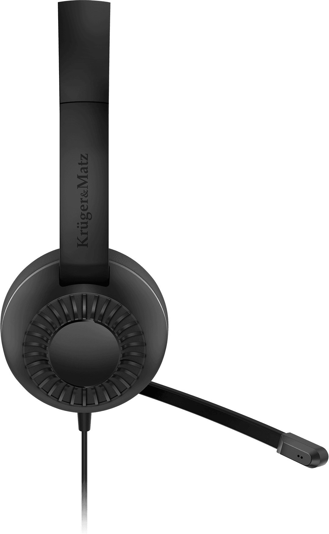 Kufje on ear Kruger&amp;Matz P3 KM0661, me mikrofon, kabllo 2m, të zeza
