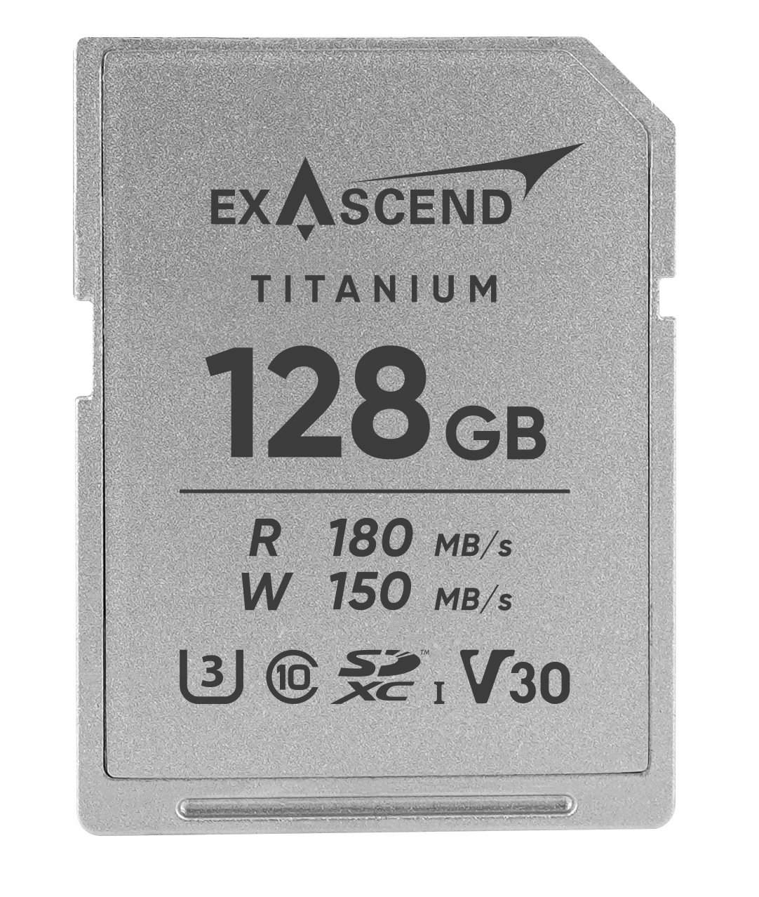 Kartë memorie Exascend Titanium, 128GB SDXC UHS I V30