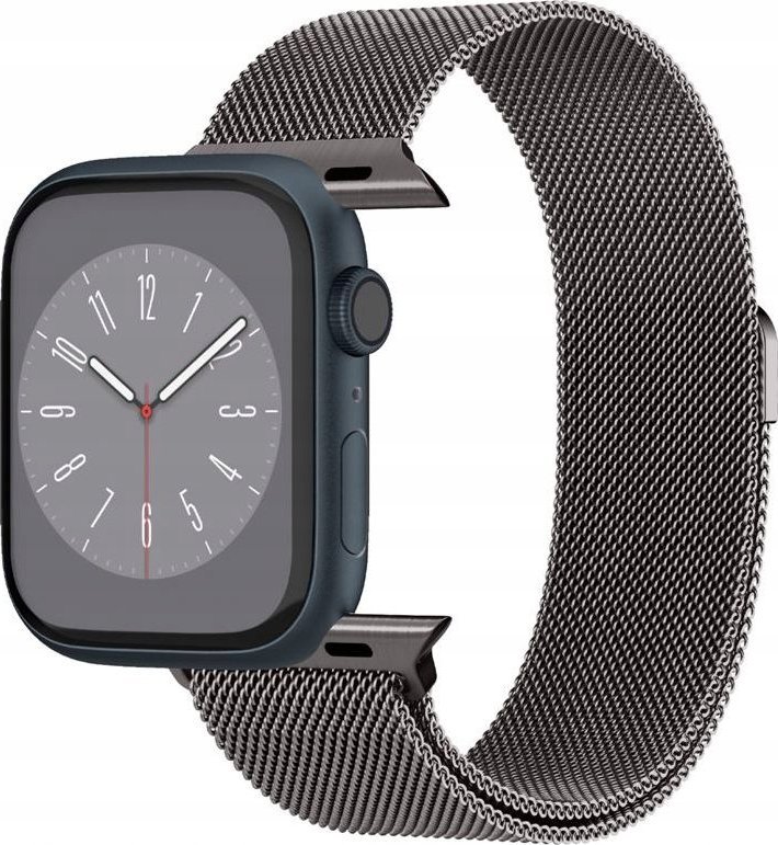 Byzylyk për Apple Watch Spigen Metal Fit, çelik inox, për 49mm 45mm 44mm 42mm, gri grafit