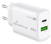 Полнач USB MediaRange MRMA112-2, 2 порти, бел
