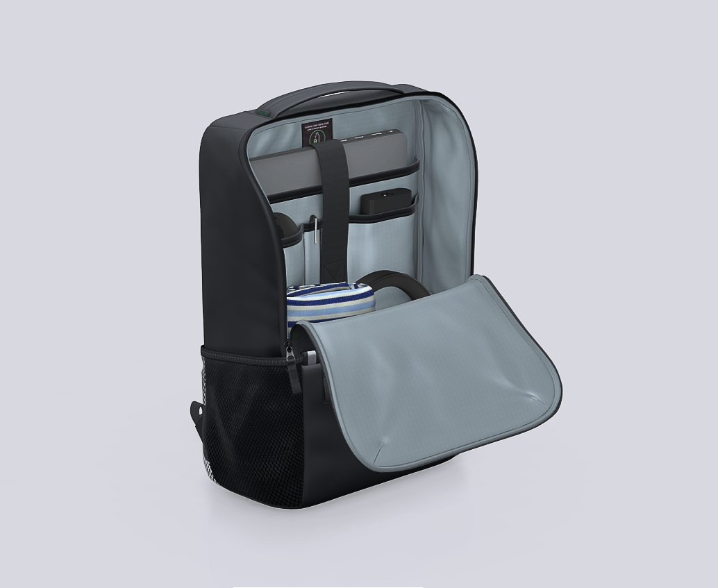 Çantë për laptop Dell Essential, Ecoloop, 16”, e zezë