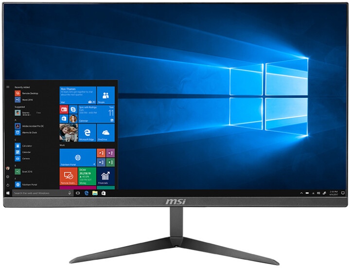 Kompjuter MSI Pro 24X 10M, 23.8" IPS, Intel Core i3, 8GB RAM, 512GB SSD, Intel UHD Graphics, i argjendtë