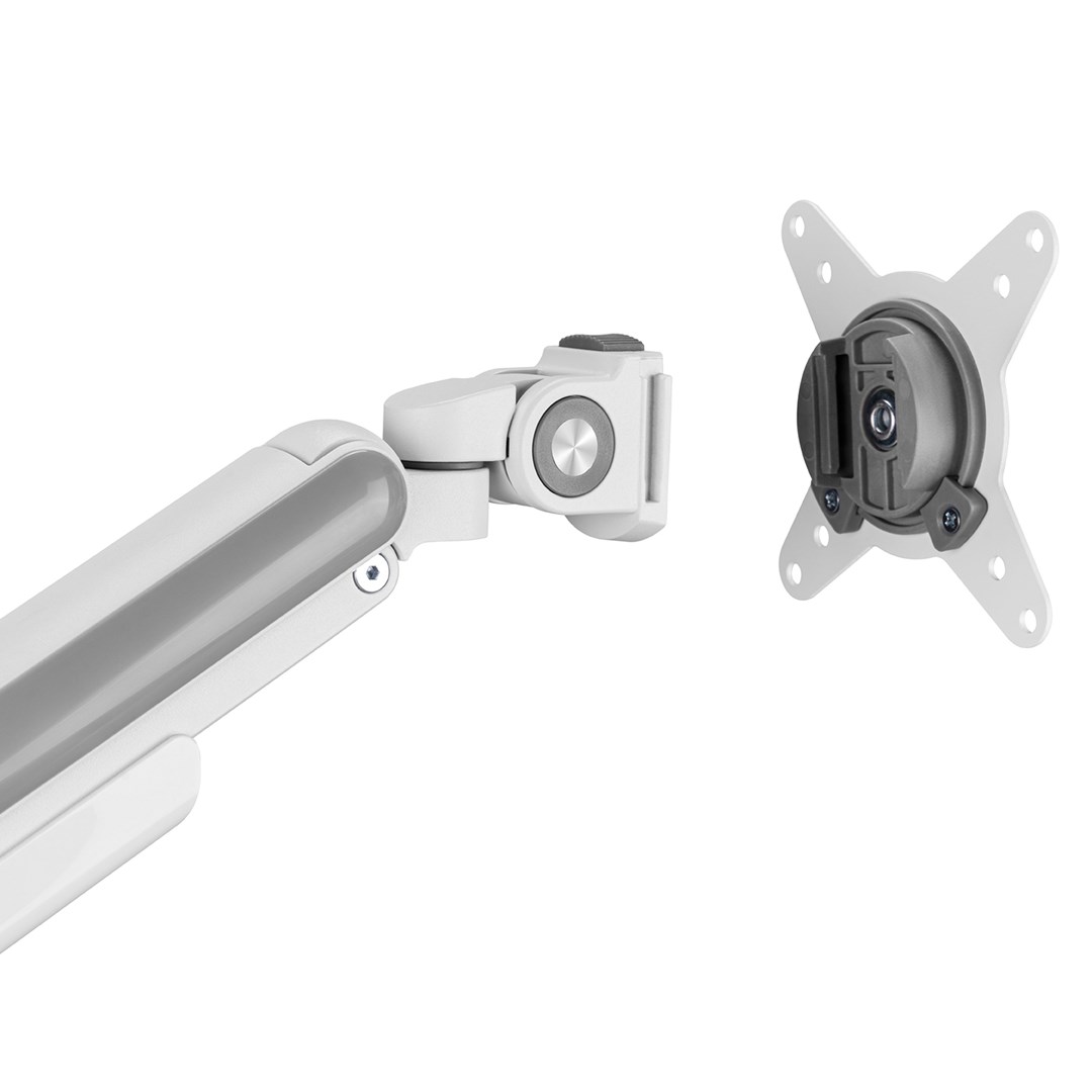 Mbajtëse monitori Ergo Office ER-751, 17-32", 9kg, e bardhë/argjendtë