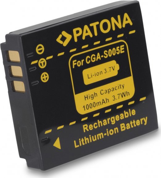 Bateri për kamera Patona Pro Panasonic CGA-S005, 1000mAh, Li-Ion