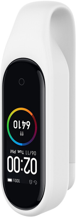 Rrip silikoni Epico për Xiaomi Mi Band 6, i bardhë