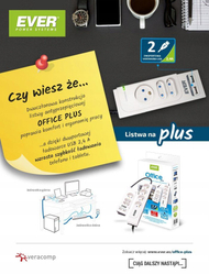 Shirit kontakti Ever Office Plus SurgeArrest, 7 priza, 3m, i bardhë