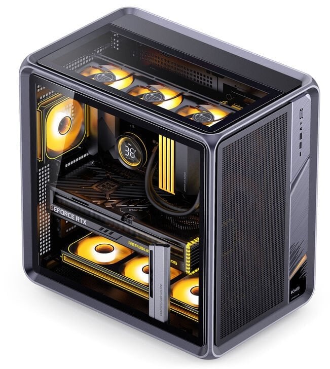 Kullë PC Jonsplus BO400 Mid Tower, ATX, xham i temperuar, e zezë