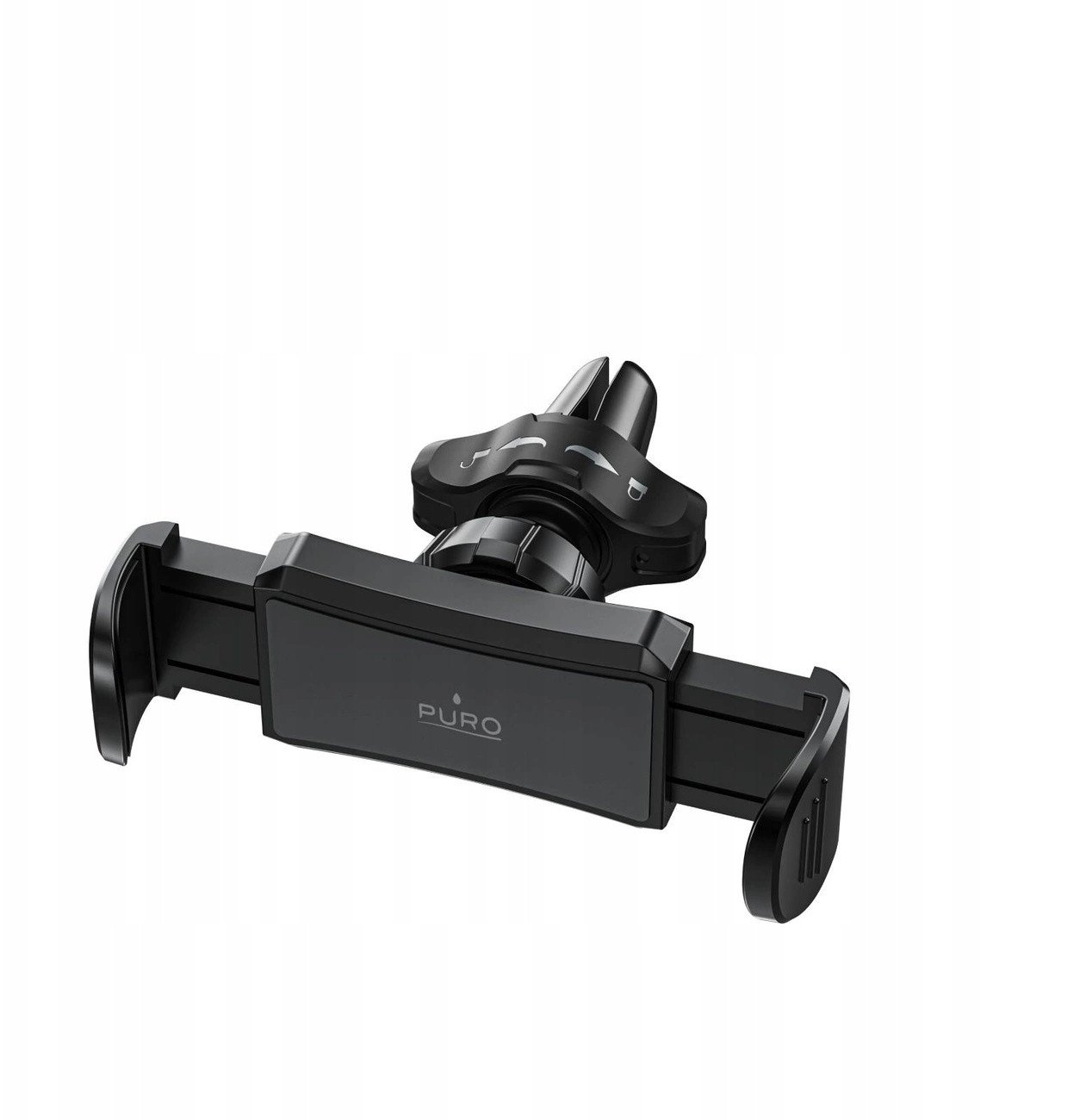 Mbajtëse universale për veturë Puro Spring 2, për smartphone, e zezë