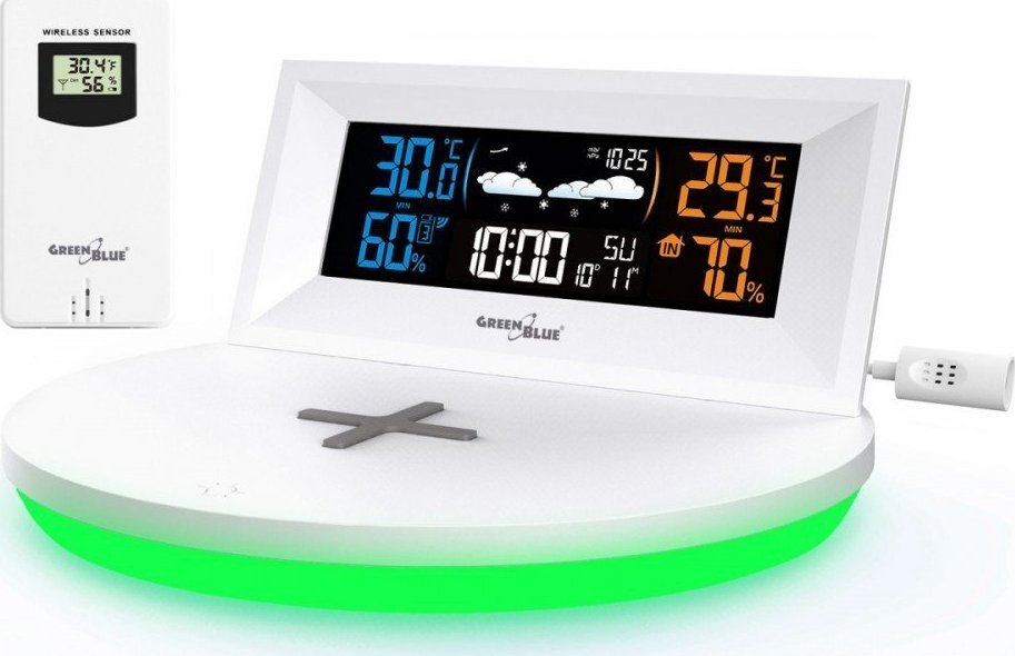 Stacion moti GreenBlue GB213, wireless, karikues induktiv, sensor i jashtëm